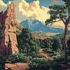 Colorado Garden View Diamond Painting