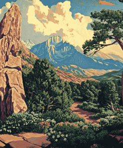 Colorado Garden View Diamond Painting