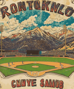 Colorado Rockies Vintage Baseball Diamond Painting
