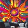 Colorful Abstract Sun Diamond Painting