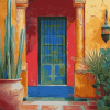 Colorful Andalusia Hacienda Diamond Painting