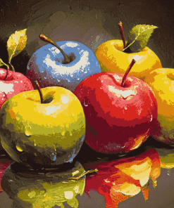 Colorful Apple Fruits Diamond Painting