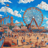 Colorful Coney Island Diamond Painting