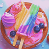 Colorful Food Ice Cream Diamond Painting