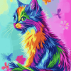 Colorful Kitty Fun Diamond Painting