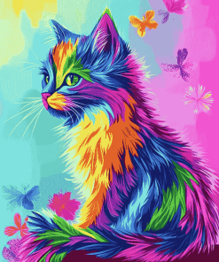 Colorful Kitty Fun Diamond Painting