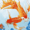 Colorful Koi Carp Diamond Painting