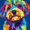 Colorful Maltese Puppies Diamond Painting