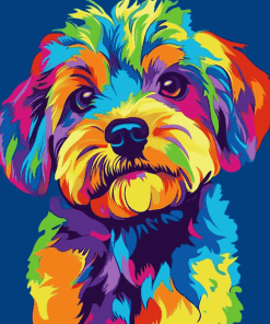 Colorful Maltese Puppies Diamond Painting