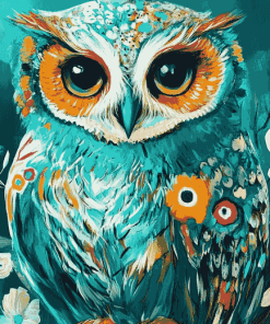 Colorful Owl Starla Michelle Diamond Painting