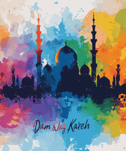 Colorful Ramadan Kareem Art Diamond Painting