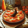 Colorful Ratatouille Foods Diamond Painting