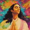 Colorful Spiritual Films Yogananda Diamond Painting