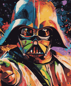 Colorful Star Wars Movie Diamond Painting