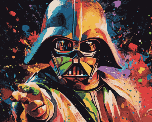 Colorful Star Wars Movie Diamond Painting