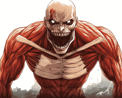 Colossal Titan Anime Diamond Painting