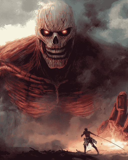 Colossal Titan Anime Diamond Painting