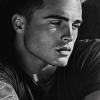 Colton Haynes Black and White Diamond Painting