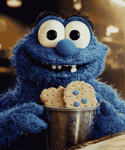 Cookie Monster Cartoon Diamond Painting