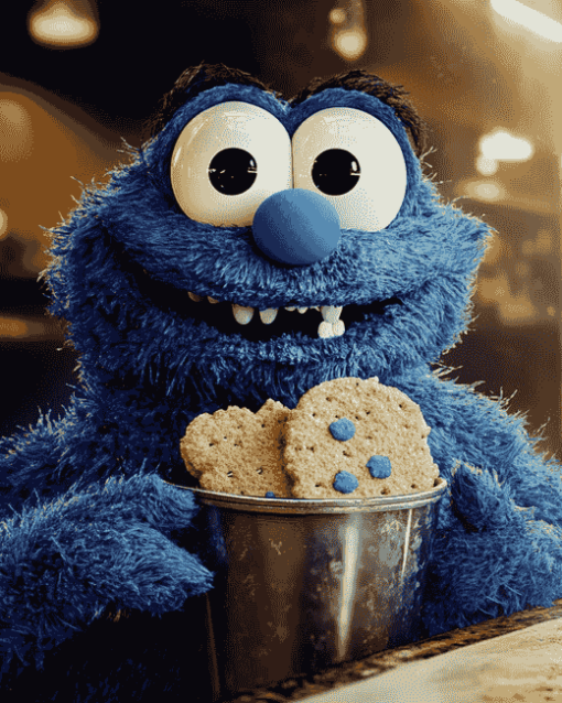 Cookie Monster Cartoon Diamond Painting