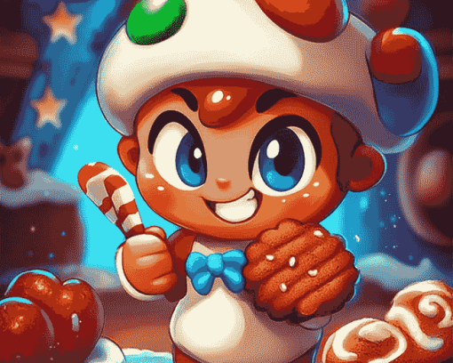 Cookie Run Characters Animation Diamond Painting