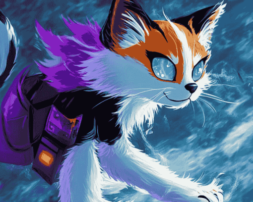 Cool Nicole Holo Lynx Diamond Painting