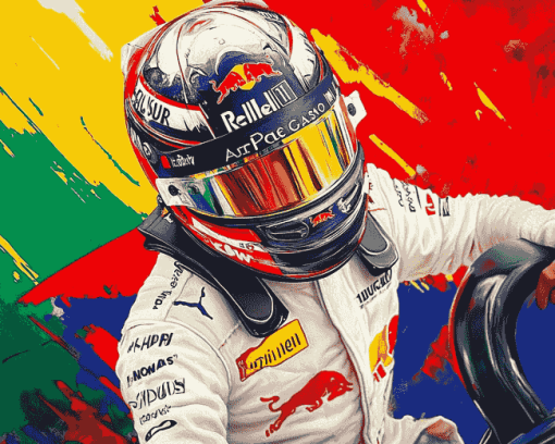 Cool Racer Pierre Gasly Diamond Painting