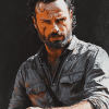 Cool Rick Grimes Celebrity Diamond Painting