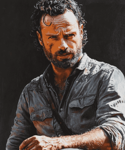 Cool Rick Grimes Celebrity Diamond Painting