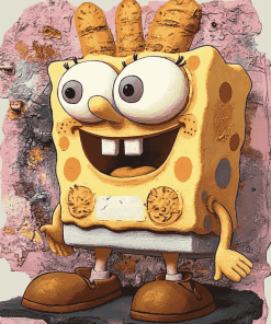 Cool Spongebob Cartoon Diamond Painting