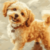 Corgi Poodle Dog Diamond Painting