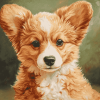 Corgi Poodle Puppy Diamond Painting