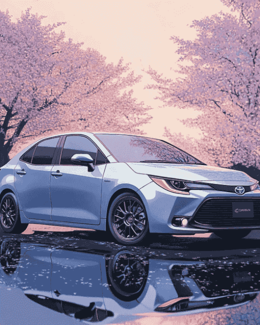 Corolla Engine Enthusiast Diamond Painting