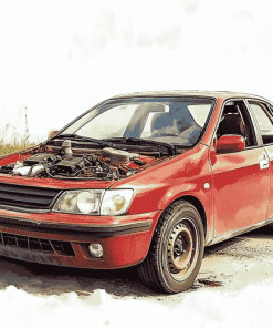 Corolla Engines Masterpiece Diamond Painting