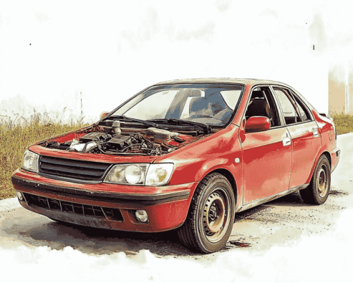 Corolla Engines Masterpiece Diamond Painting