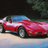 Corvette 1986 Classic Cars Diamond Painting