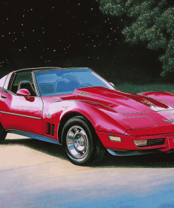 Corvette 1986 Classic Cars Diamond Painting