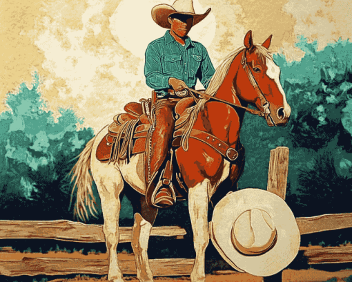 Country Cowboys Diamond Painting