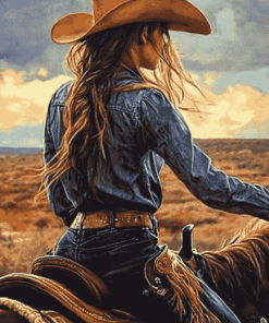 Cowgirl Westerns Diamond Painting