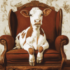 Cows Sofa Diamond Painting