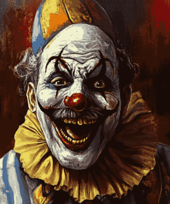 Creepy Clown Character Diamond Painting