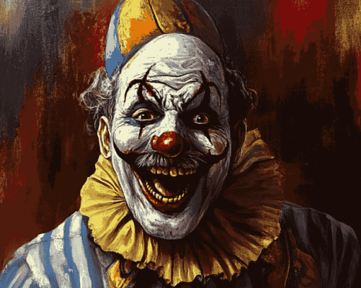 Creepy Clown Character Diamond Painting