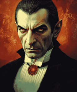 Creepy Dracula Movies Diamond Painting