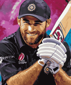 Cricket Legend Kane Williamson Diamond Painting