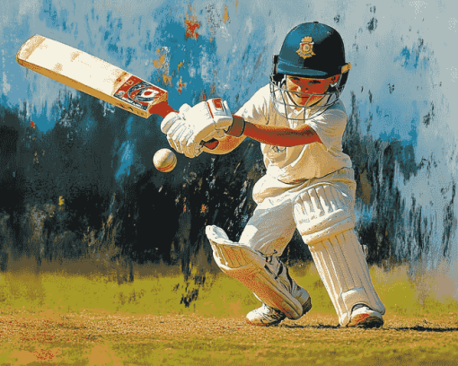 Cricket Star Boys Diamond Painting