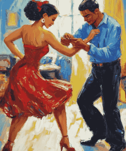 Cuban Salsa Romance Diamond Painting