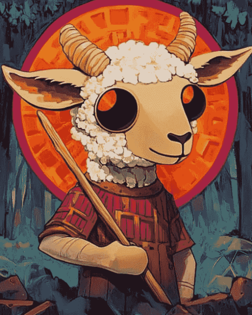 Cult Of Lamb Animation Diamond Painting