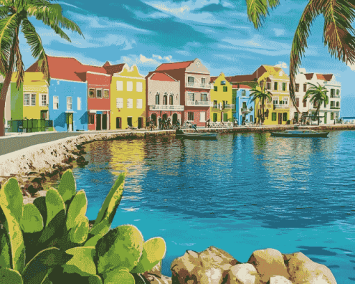 Curacao Seascape Diamond Painting