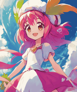 Cure Happy Anime Girl Diamond Painting