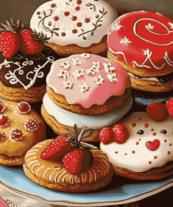 Cute Biscuits Cake Diamond Painting